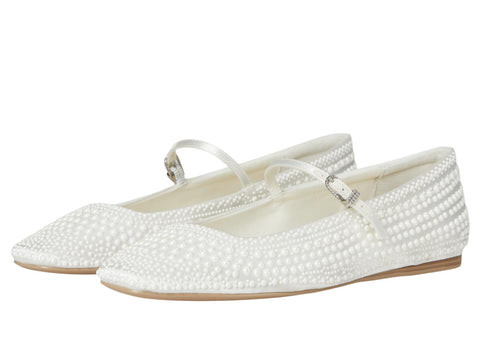Dolce Vita Womens Reyes Pearl Ballet Flats REYES True White 9.5M