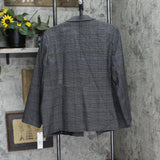 Calvin Klein Womens Plus Size Menswear One-Button Blazer Jacket X37JX21B