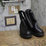 Style & Co. Womens Terryy Round Toe Faux Leather Tall Riding Boots Black 6M