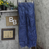 DG2 by Diane Gilman Womens Softcell Wide Leg Pants 698804 Indigo Blue XS