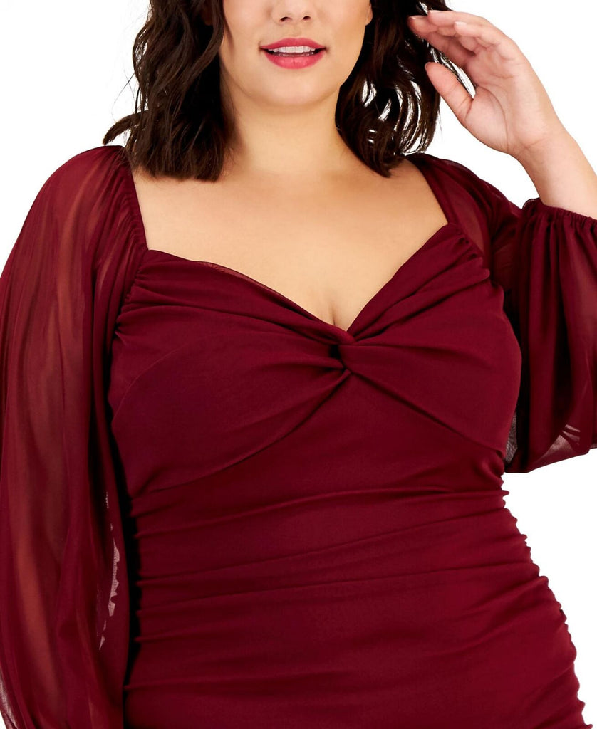 b darlin ruched bodycon dress B. Darlin Womens Juniors Ruched Mini Bodycon Dress