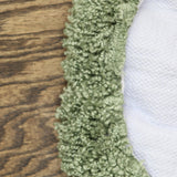 Garland Rug Shaggy Nylon Bath Mat Rug 5-Piece Set Deep Fern Green Standard