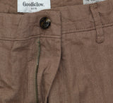 Goodfellow & Co Blend Every Wear 9" Slim Fit Flat Front Chino Shorts - Brown 42