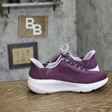 S Sport By Skechers Prancie Step-Ins Low Top Sneakers Burgundy Purple 7.5M