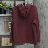 Carhartt Womens Pullover Fleece Hooded Hoodie Sweatshirt Maroon Red 2X