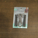 Lomi Fitness Jump Rope for Quick Intense Cardio Workout LF5001 Gray 9 ft.