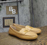 Lauren Ralph Lauren Womens Barnsbury Flat Driving Loafers Brown 10M