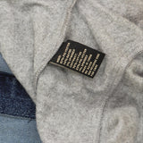 DG2 by Diane Gilman Womens French Terry Button Up Jean Jacket Midtone Blue M