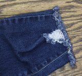 California Vintage Juniors Distressed Stretch Skinny Jeans Blue 9 / 29