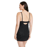Auden Womens Allover Lace Bodycon Lingerie Dress 90189040 Black S