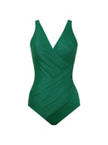 Miraclesuit Plus Size Solids Oceanus One Piece Swimsuit Malachite Green 22W