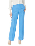 Nine West Womens Linen Blend Classic Dress Pant 10759752-9LM Marina Blue 10