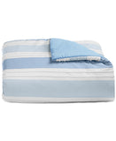 Charter Club Clip Jacquard 3-Piece Comforter Set Blue Multi Full / Queen