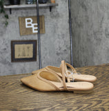 A New Day Womens Vienna Mesh Mule Flats 92245058 Beige Brown 7M