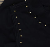 Guess Womens Sleeveless Studded Veronika Bodycon Knit Sweater Dress Jet Black L