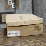 Steve Madden Women's Libbie Heeled Sandal LIBB03S1 Camel Nubuck Brown 10M