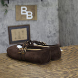 Universal Thread Double Strap Mary Jane Ballet Flats Chocolate Brown 7W