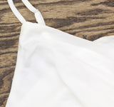 City Chic Trendy Plus Size Unwrapped Self Tie V-neck Camisole Top Ivory White 18