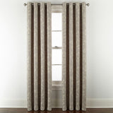 Linden Street Light-Filtering Grommet Top Curtain Panel Sullivan Khaki 50" x95"
