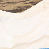 Womens Winter Warm Wishes Glitter Graphic T-Shirt Tee Off White See Measurements