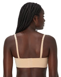 Maidenform Womens Strapless Bra with Stay-Put Tech Wireless Almond Brown L