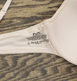 Maidenform Womens Natural Boost Demi T-Shirt Bra Underwire Latte Lift Brown 36B