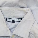 Tommy Hilfiger Mens Ithica Button Up Cotton Dress Shirt Light Blue L 16 32-33