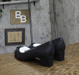 Easy Street Womens Eloise Pump Block Heel ELOISE Navy Blue 9.5W