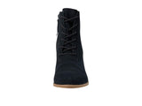 Toms Womens Suede Evelyn Lace-up Ankle Boot 10020231 Black Suede 8.5M