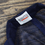Mens Vintage Patch Blue Triangle Hardwoods Trucker Hat Cap Navy Blue OS