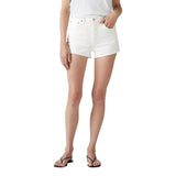 Levi's Womens 501 Original Shorts Denim Jean Jorts Disco Nights White 34