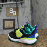 All In Motion Kids Boys Fallon Performance Sneakers 90371085 Black / Green 2