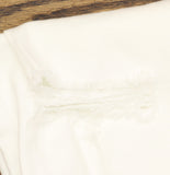 Tinseltown High-Rise Distressed Mom Jeans with Raw Hems Bright White 18W