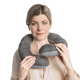 Travelon Deluxe Wrap-n-Rest Neck Pillow Dark Gray / Light Gray One Size