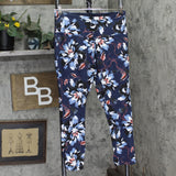 DG2 by Diane Gilman Downtime" Slim and Sleek Solution Legging Navy Blue Multi PL