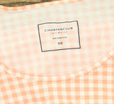 Charter Club Womens Floral Tank Sleep Shirt 100181258MS Gingham Coral Orange XS