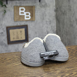 Dluxe By Dearfoams Womens Maci Felted Scuff Slippers 86802659 Gray XL (11-12)