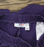 Denim & Co. Waist Stretch Regular Side Pocket Pants Deep Grape Purple XS