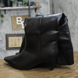 Universal Thread Kendra Kitten Heel Tall Dress Boots with Memory Foam Black 10M