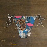 Red Carter Womens High-Flying Reversible Bikini Bottom Indigo Dye Multi Blue S
