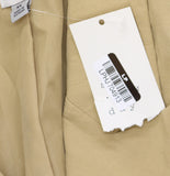 A New Day Crepe Slim Fit Blazer with Collar and Button Placket Tan Brown XL