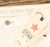 Vanilla Star Juniors Ripped Skinny Jeans White Wash 13
