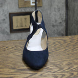 Lifestride Womens Giovanna 2 Pumps Heels Shoes G0661S1 Lux Navy Blue 9M