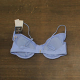 Salt + Cove Juniors Smocked Underwire Bikini Top SC251003CT Cornflower Blue XL