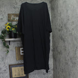 Just Love Womens Short Sleeve Nightgown Sleep Dress Black 3X