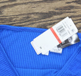 Salt + Cove Juniors Rib Scrunch Cover Up Skirt SC251008CB Cosmic Cobalt Blue XS