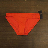 Lauren Ralph Lauren Macrame-Ring Hipster Bikini Bottom Persimmon Orange 10