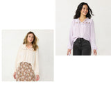 Lc Lauren Conrad Women's Ruffle Puff-Sleeve Blouse WL24W002RS1
