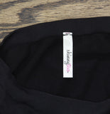 Skinnytees Knit Elastic Bandeau Tube Top 109 Black