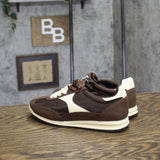 Universal Thread Skyler Jogger Sneakers Double Lace Low Top Brown Multi 6M